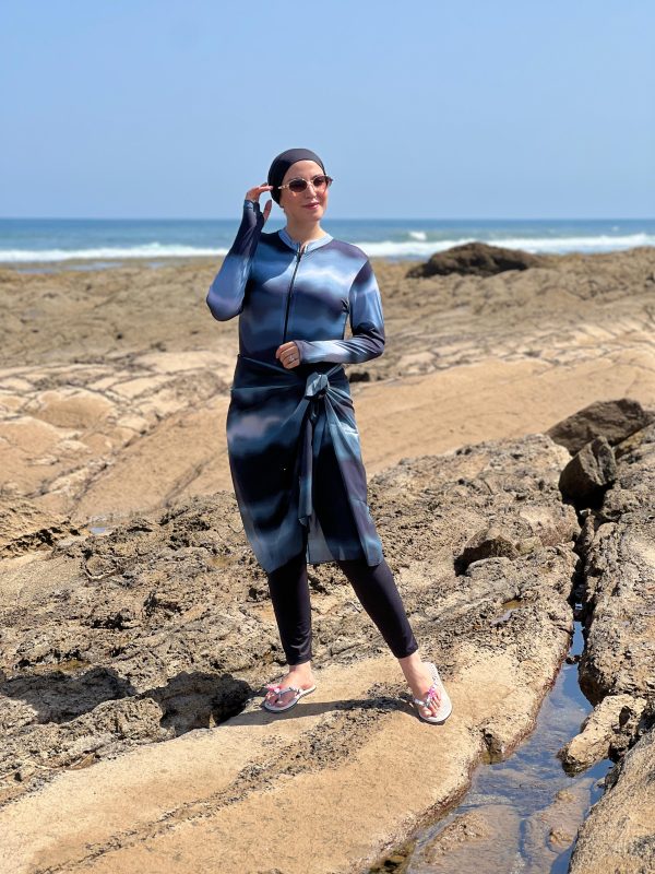 Burkini Élégance Ondulée - Image 2