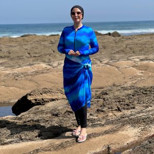 Burkini Élégance Ondulée