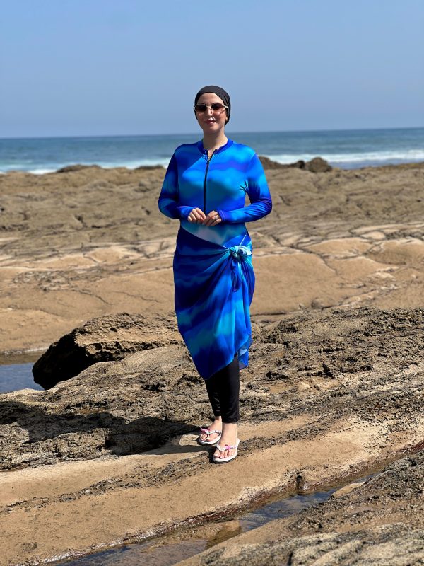 Burkini Élégance Ondulée